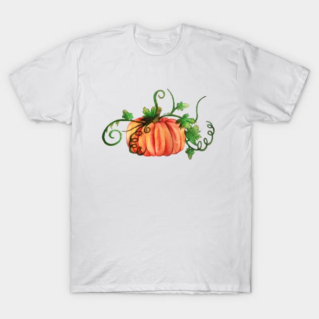 Pumpkin T-Shirt by JessiLeigh